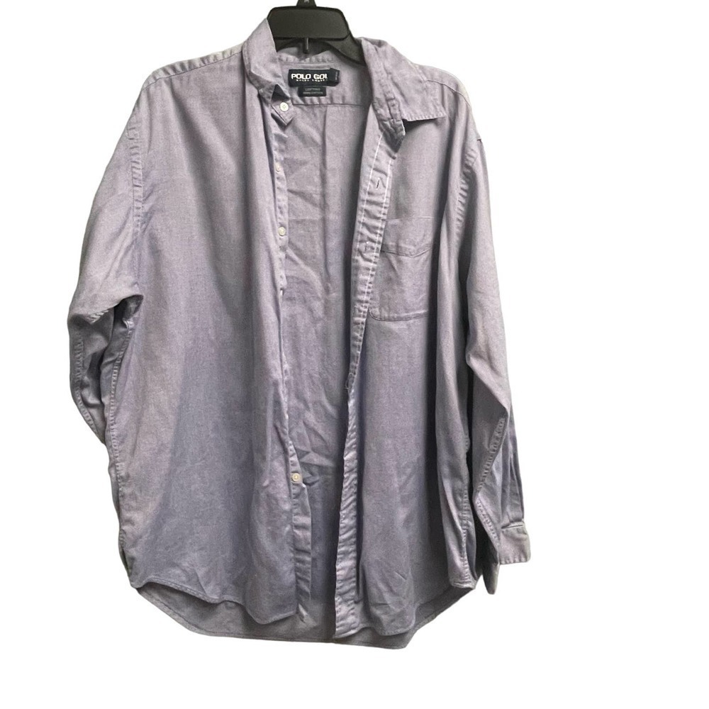 Polo Golf VTG Men's Long Sleeve Button Down Sz Large